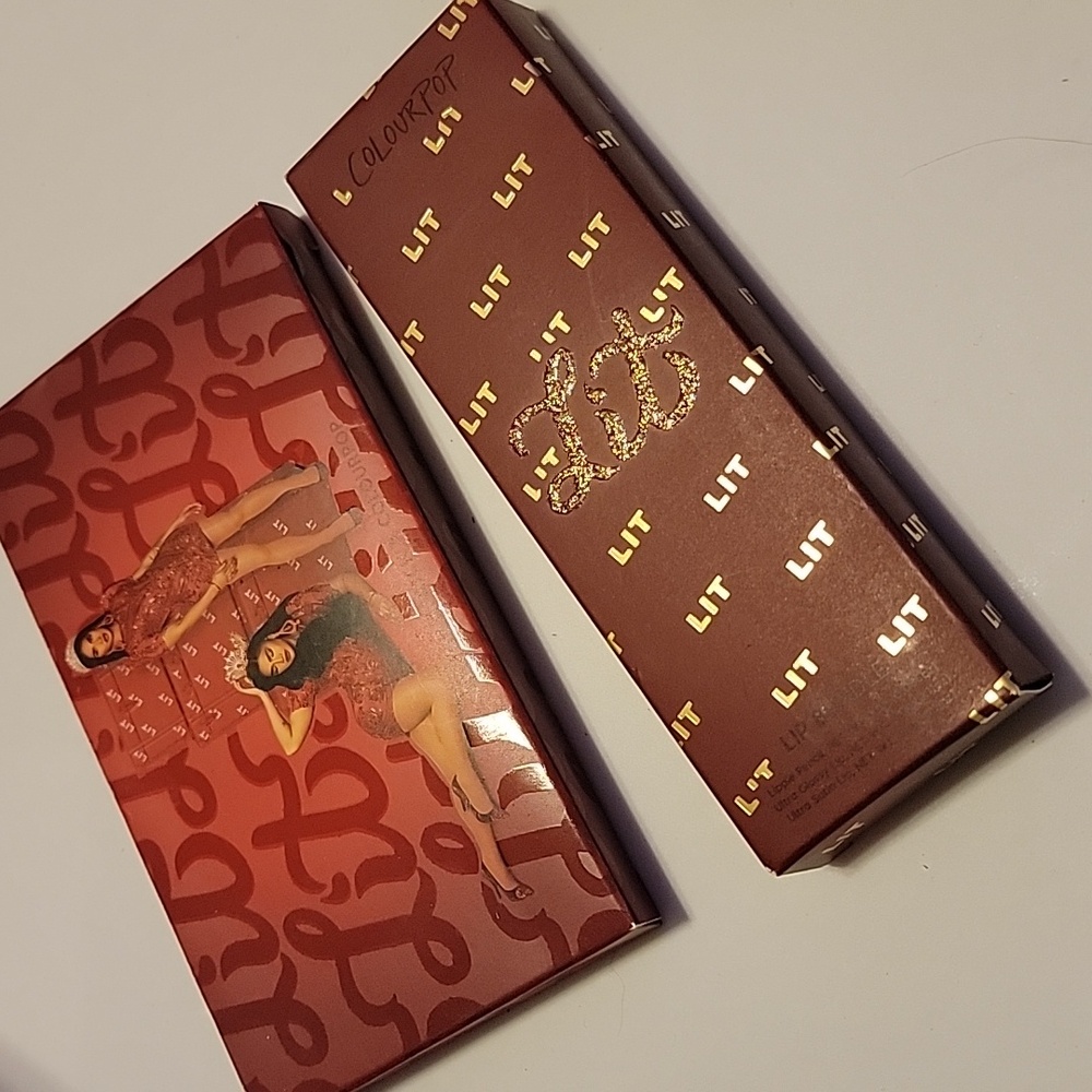 COLOURPOP x Bretman Rock LIT Pressed Powder Palette & Lip Bundle BNIB